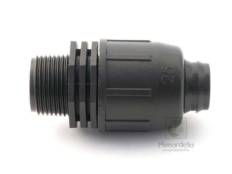 Egyenes külső menettel 25x3/4