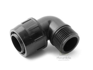 Könyökidom külső menettel 32x1