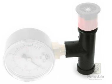 Nyomásmérő adapter spray szórófejekhez